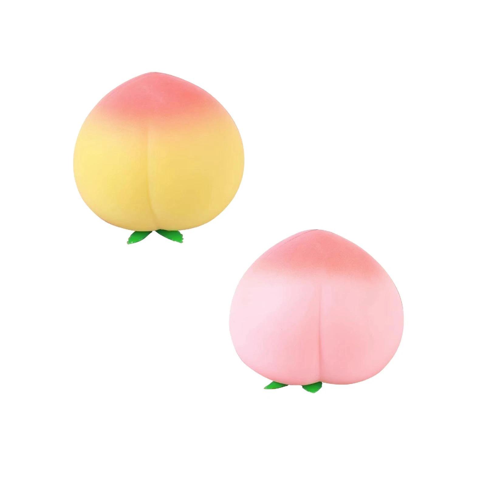 Perzikvormige Stressballen Perzik Zacht Langzaam Speelgoed Opkomend Anti Stress Decomprimeren Kawaii Kinderspeelgoed Stressverlichter Voor Verjaardagscadeau