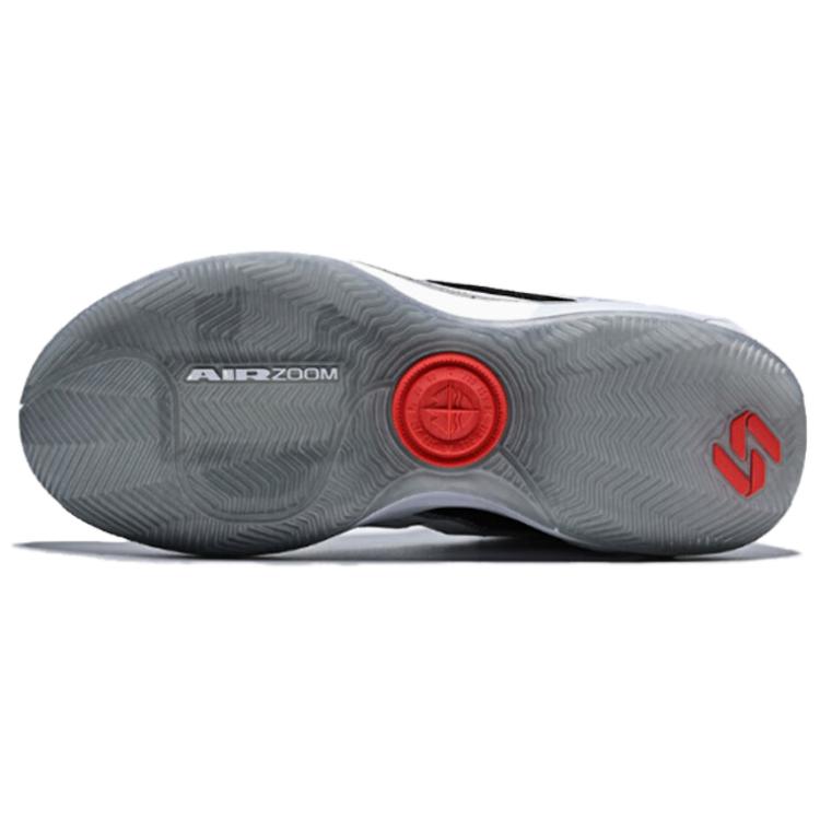 Jordan Luka 4 Pantofi de Baschet cu Top Jos Rezistenți la Abraziune pentru Bărbați Negru Alb Jordan HF0824-101