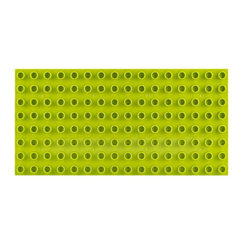 8x16 Dots  Building Block Set BasePlates for Big Size Block Bricks Plate Assembly Two-sided Base Plate Compatible with  Duplo Block Bricks