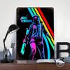 Arc Raiders Neonový plechový plakát Vlastní nástěnné umění Vintage kovové cedule Retro plechová plaketa na dekoraci stolu Domácí dekorace Dům