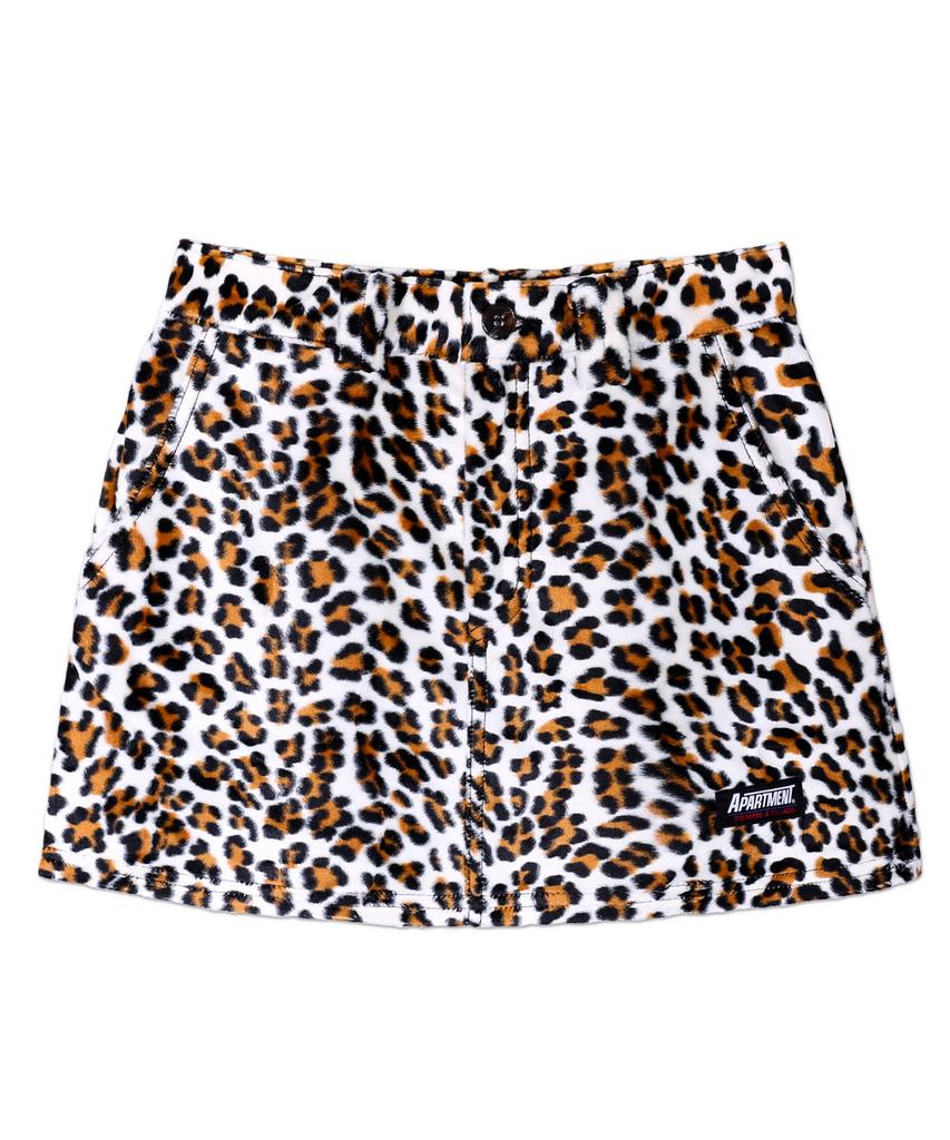 Apartment (W) Wind Cheetah Skirt - Ivory
