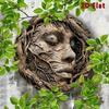 Metal Wall Decor Rustic Round Face Aluminum Sign Art Home Cafe Garage Room
