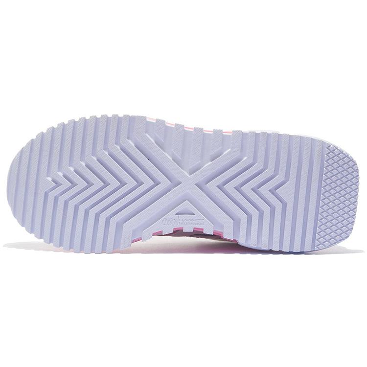 Li Ning Textil, Synthetikleder Niedrig geschnitten Freizeitschuhe Damen AZGS008-3