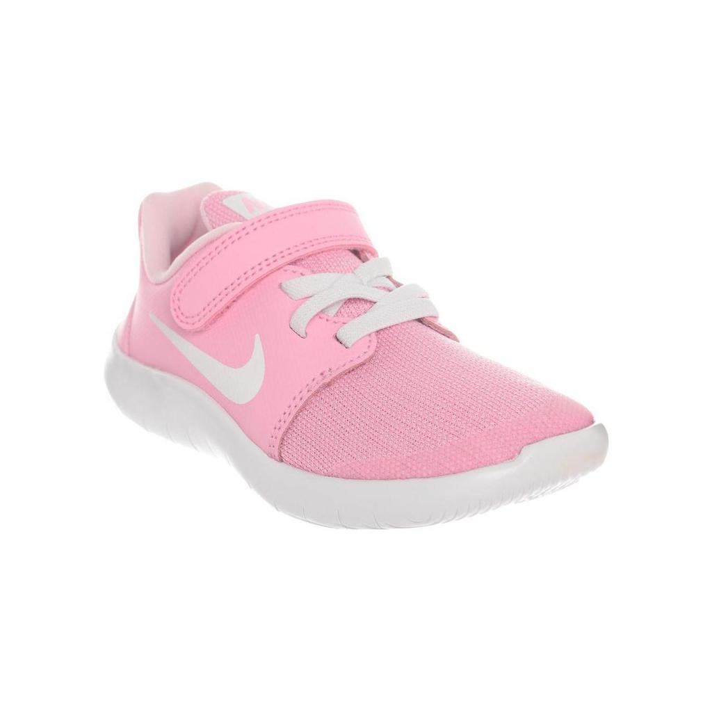 Nike Flex Contact 2 Comfortable Versatile Non-Slip Durable Kids Casual Shoes Kids Casual Shoes Pink AH3449-600