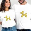 D06-118 2026 Summer 100% Cotton T Shirt Drew House Balloon Dog Graphic Tee – Cream
