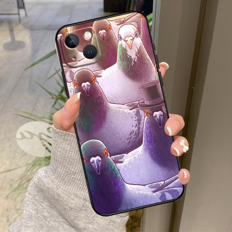 

The Pigeons Case For iPhone 17 Pro Max 16 14 13 12 11 15 Pro Max Plus 12 13 Mini 16e 17 Air Back Cover iPhone 16Pro MAX