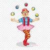 Circus Joker Joker It Iron On Heat Transfer Printing Vinyl Patches Sticker for Clothes DIY Appliques Washable Patches