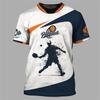 Fashion Pickleball Graphic T Shirts For Men Summer Casual Short Sleeve 3D Printed Sports T-shirts Trend Outdoor Fitness Tees