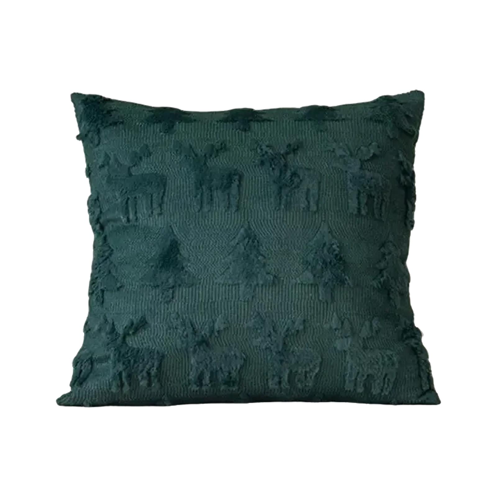 Christmas Embroidered Pillowcases Christmas Tree, Snowflakes,Cushion Covers, Embroidered Pillowcases, Christmas Gifts, Christmas Decorations One Size