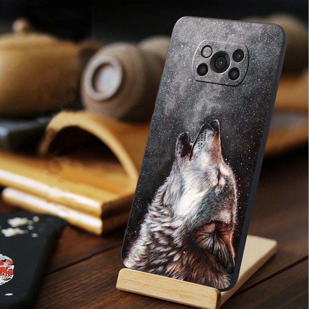 Beast Lion Wolf Print Celulares Fundas For Xiaomi POCO 11T 10T F3 MI 11 Lite F4 GT X3 NFC M4 Pro 5G 9T M3 X4