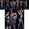 Women High Waist Yoga Fitness Leggings With Stretchy Polyester Fabric For Comfortable Movement