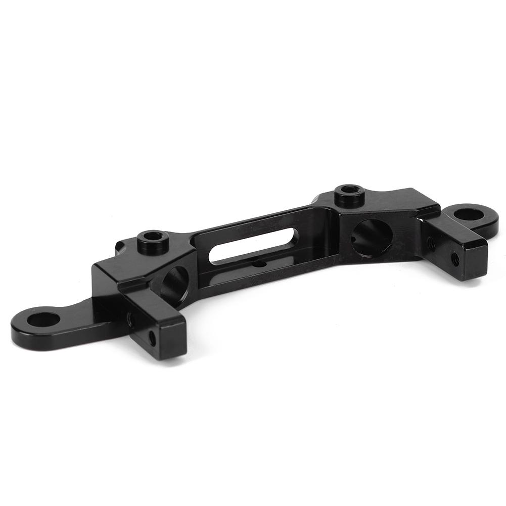 Aluminum Alloy Rear Bumper   Car Shell Column Mount Fit for 1 10 RC for Axial Scx10 III Black