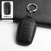 PU Car Remote Key Case Cover For Toyota Fortuner CHR Hilux Camry Land Cruiser 200 RAV4 Highland Corolla Crown Keychain Holder