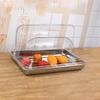 Diren Commercial 304 Stainless Steel Display Serving Tray with Lid