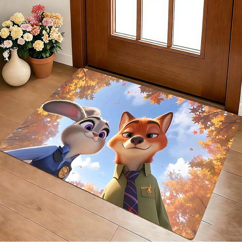 Zootopia Partners Living Room Nonslip Area Rug Soft Carpet For Bedroom Game Playroom Sofa Office Home Decor Doormat Christmas Gift C922136