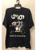 Lovejoy Band "Wake Up & It's Over" Album Cover T-Shirt - Unisex Black Tee with White Music Logo Print