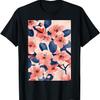 Minimalist Vintage Cherry Blossom  Art T-Shirt