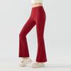 Womens High Waist Yoga Flare Leggings Stretchy Seamless Fitness Pants Pilates Workout
