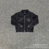 25 Streetwear BP Embroidered Denim Jacket Pants Set Mens High Street Outfit