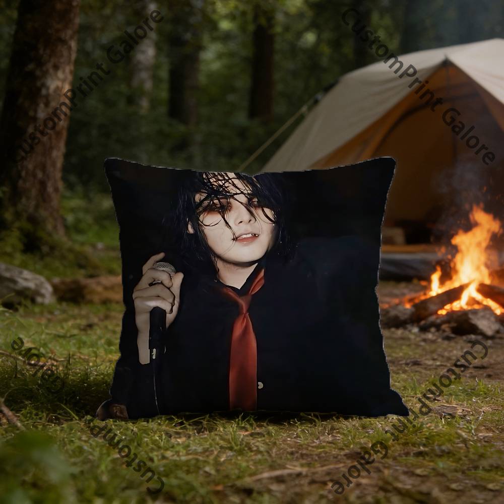 Emo Boy GGerard WWay Pillow Cover Polyester Square Cushion Case 45 Cm Decorative for Home Couch Bed Car Decor