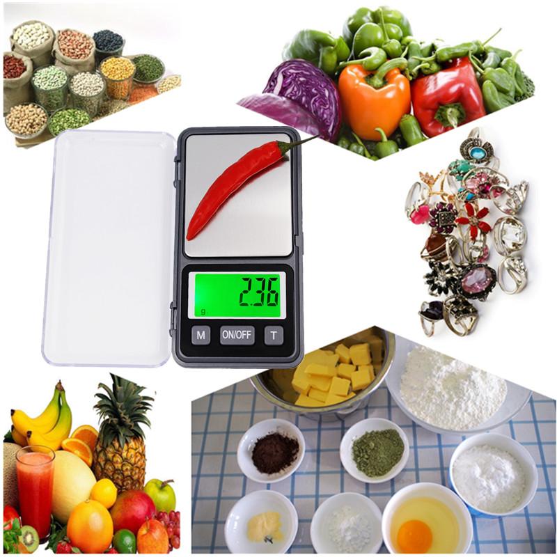 Mini Portable Jewelry Scale Precision LCD Electronic Digital Pocket Scale Gold Silver Diamond Weight Gram Weight Scales 50%Off