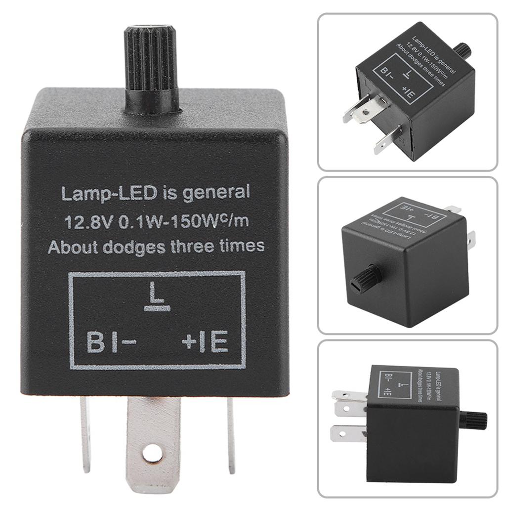 Electronic LED Adjustable Flasher Relay For Turn Signal Light Blinker CF14 JL 02 To CF 14K