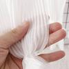 Miniature Curtains Doll Mansion White Window Shades 1:12 Scale Miniature Pleated Curtains with Rod for Dolls Bedroom Accessories