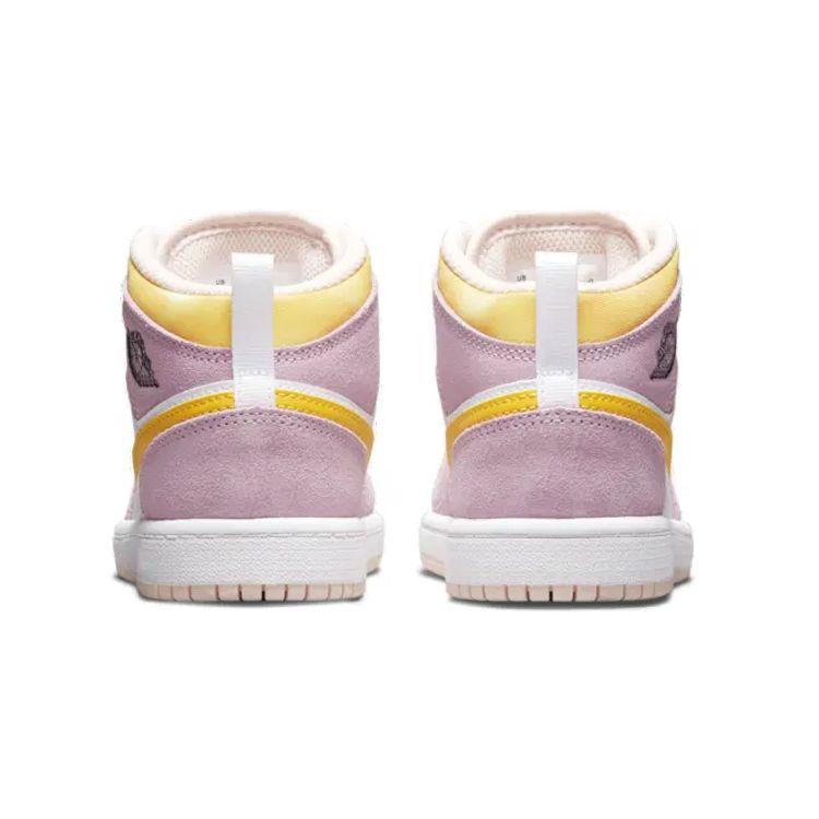 Air Jordan 1 Mid SE PS Arctic Pink Kids Sneakers Light-Arctic-Pink University-Gold White DC9519-600