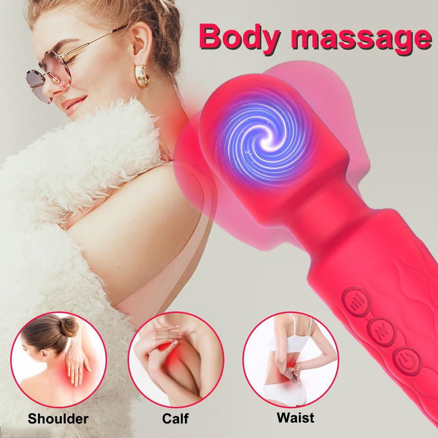 20rychlostní výkonný vibrátor klitorisu pro ženy AV Magic Wand Masážní přístroj G-Spot Stimulátor klitorisu Masturbátor pro ženy Sexuální hračky pro dospělé