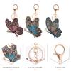 DIY Butterfly Rhinestone Painting Keychain Rhinestone Painting Special Shaped Butterfly Keychain Christmas Gifts for