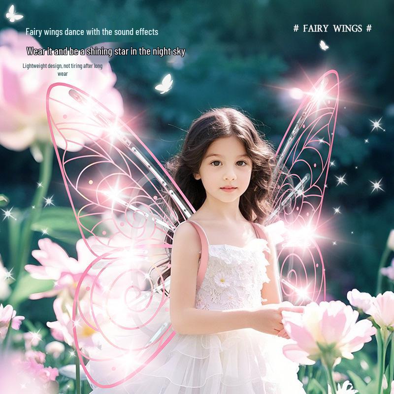 Electric Devil Butterfly Wings: New Elf Fairy Wings with Light and Music