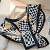 Fake Collar Clothing Accessories Korean Style Scarves Printed Scarf Female Shawl Silk Scarf