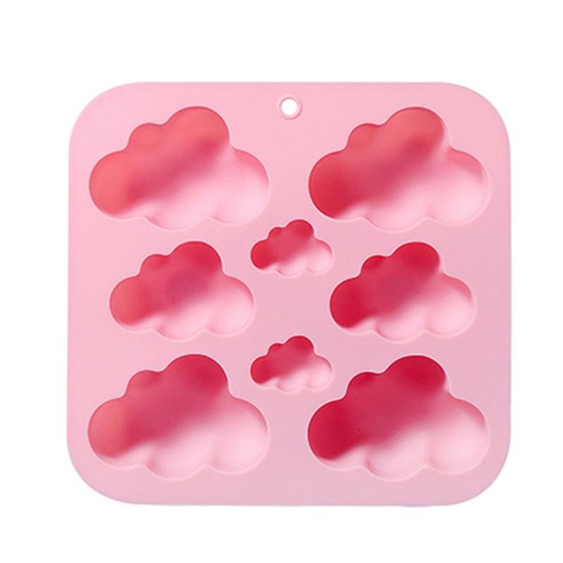 3D Clouds Shaped Silicone Flexible Food Grade Mould Clay Resin Ceramics Candy Fondant Candy Chocolate Soap Mould