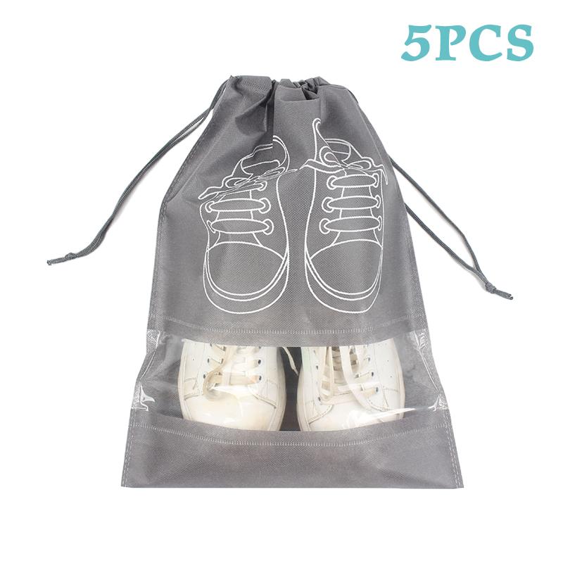

Travel Shoe Storage Bag Portable Luggage Storage Bag Travel Bag Three-Layer Storage Shoe Bag as the picture