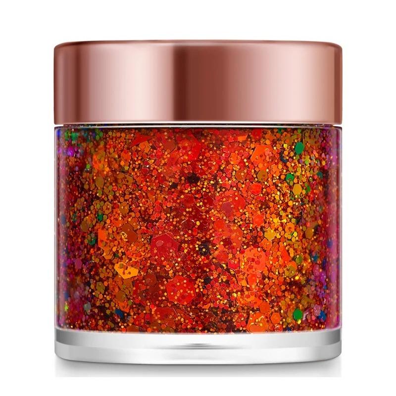 1Pc Sequins Body Glitter Gel Make Up Glitter For Body Face Hair Eyeshadow,Festival Party Carnival Makeup Decorations Longlasting