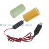 462B Універсальний USB 5V2A до 1.5-6V1A LR20 D Батарейний Елімінатор Кабель живлення