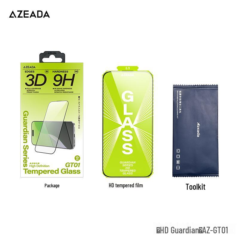 

Azeada Anti-Peep Explosion-Proof Tempered Film for Apple 13/14/15pro/17pro Max HD Mobile Phones For iPhone 17 Pro 6.3 inches