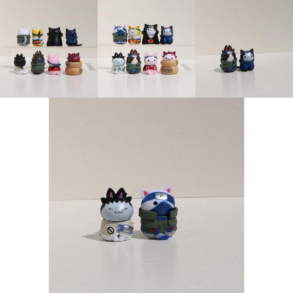 Captivating 8pcs Naruto Cat Action Figures Toys Anime Model Doll Kids Gift
