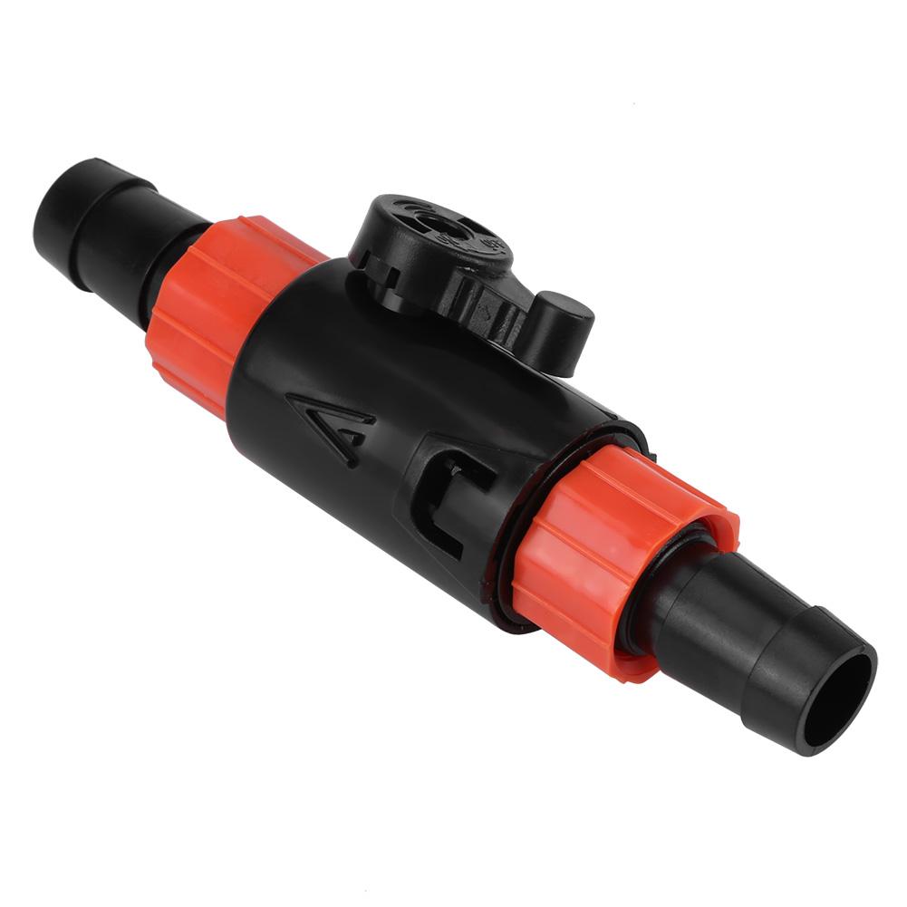 Fish Tank Aquarium Water Flow Control Valve with Quick Release Handle Hose Pipe Connector