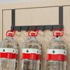 Hook Behind The Door Wall Mounted Hanging Clothes Storage Shelf No Punching Required Door Back Hooks Carbon Steel Storage Racks