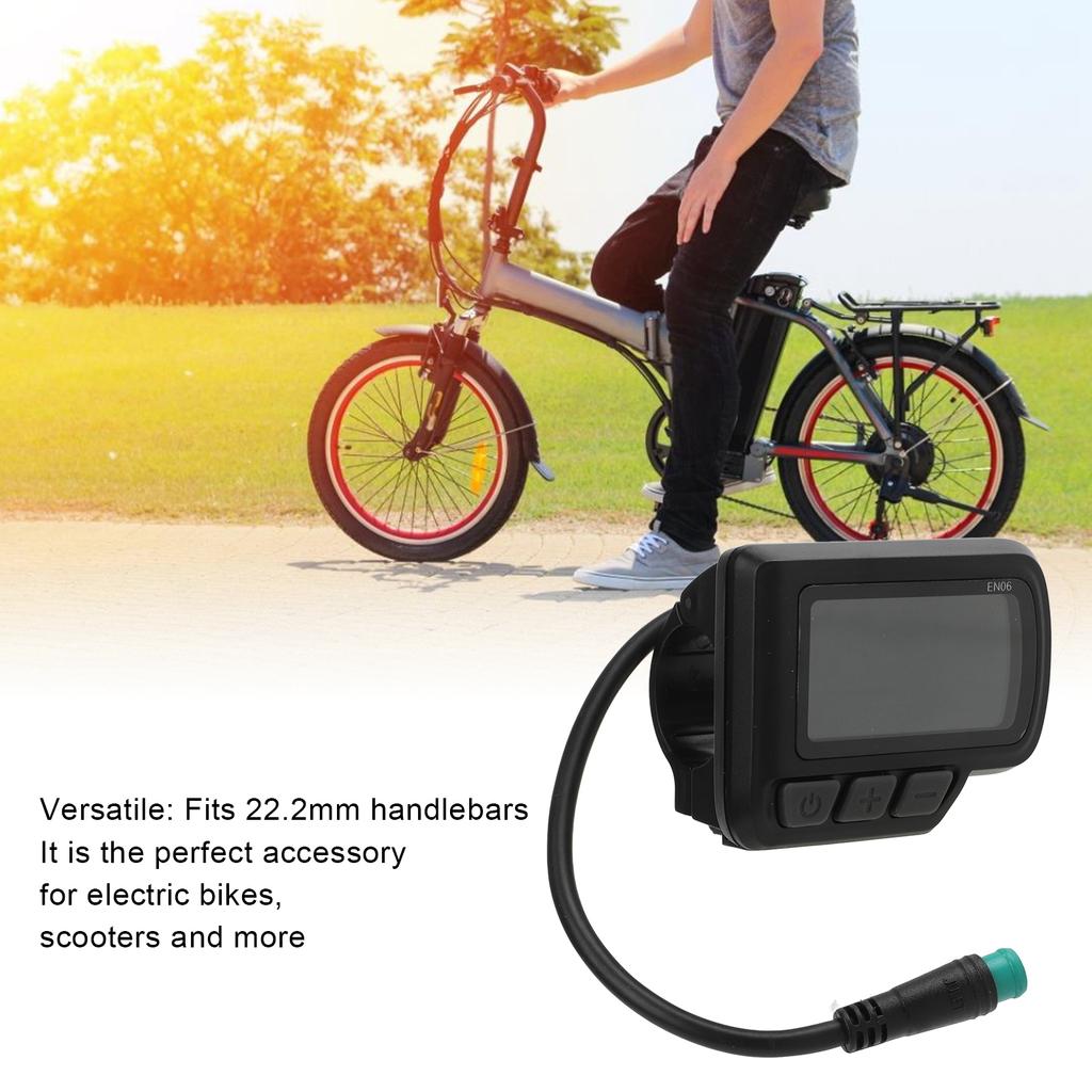 24V 36V 48V Electric Bicycle EN06 LCD Display Meter with USB Interface Speed Display for Electric Bike Mountain Bike Scooter