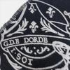 Excellent BERLUTI Scarf Calligraphy Scritto Stole Navy wool mens Used