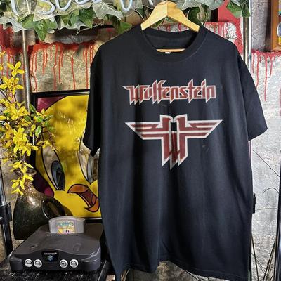 Castle Wolfenstein Shooter Klassisch Retro Gaming PC Gamer | Vintage T-Shirt Herren Damen T-Shirts Oberteil
