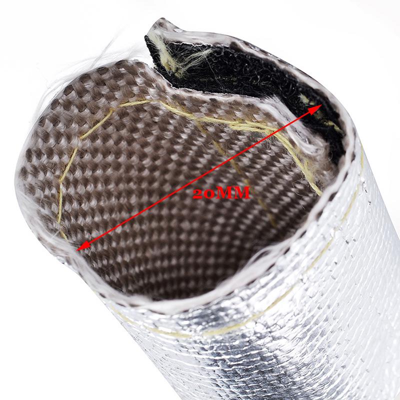 Heat Resistant Heat Shield Sleeve Protect Cover 1 Pcs