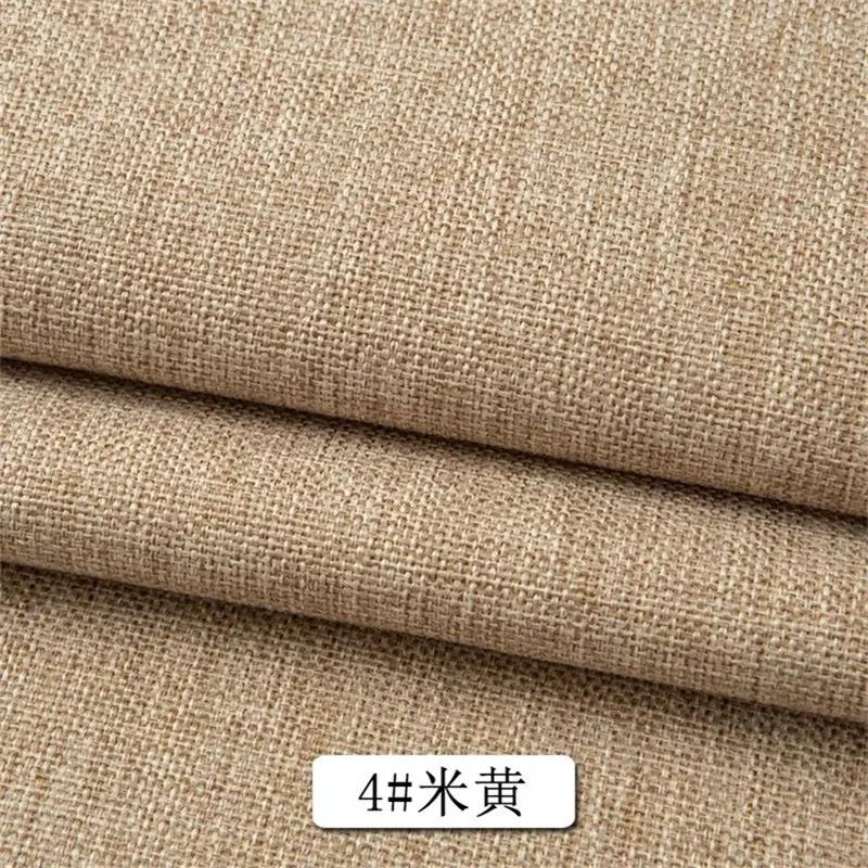 Cotton Linen Style Sofa Fabric By Meters for Upholstery Tablecloth Bag Curtain Pillowcase Diy Sewing Thick Wearable Cloth Plain