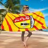 Racing Club De Lens Crest Beach Towel, Quick-drying, Easy To Care For, Suitable for Both Fitness and Beach Vacations,Sports Essential