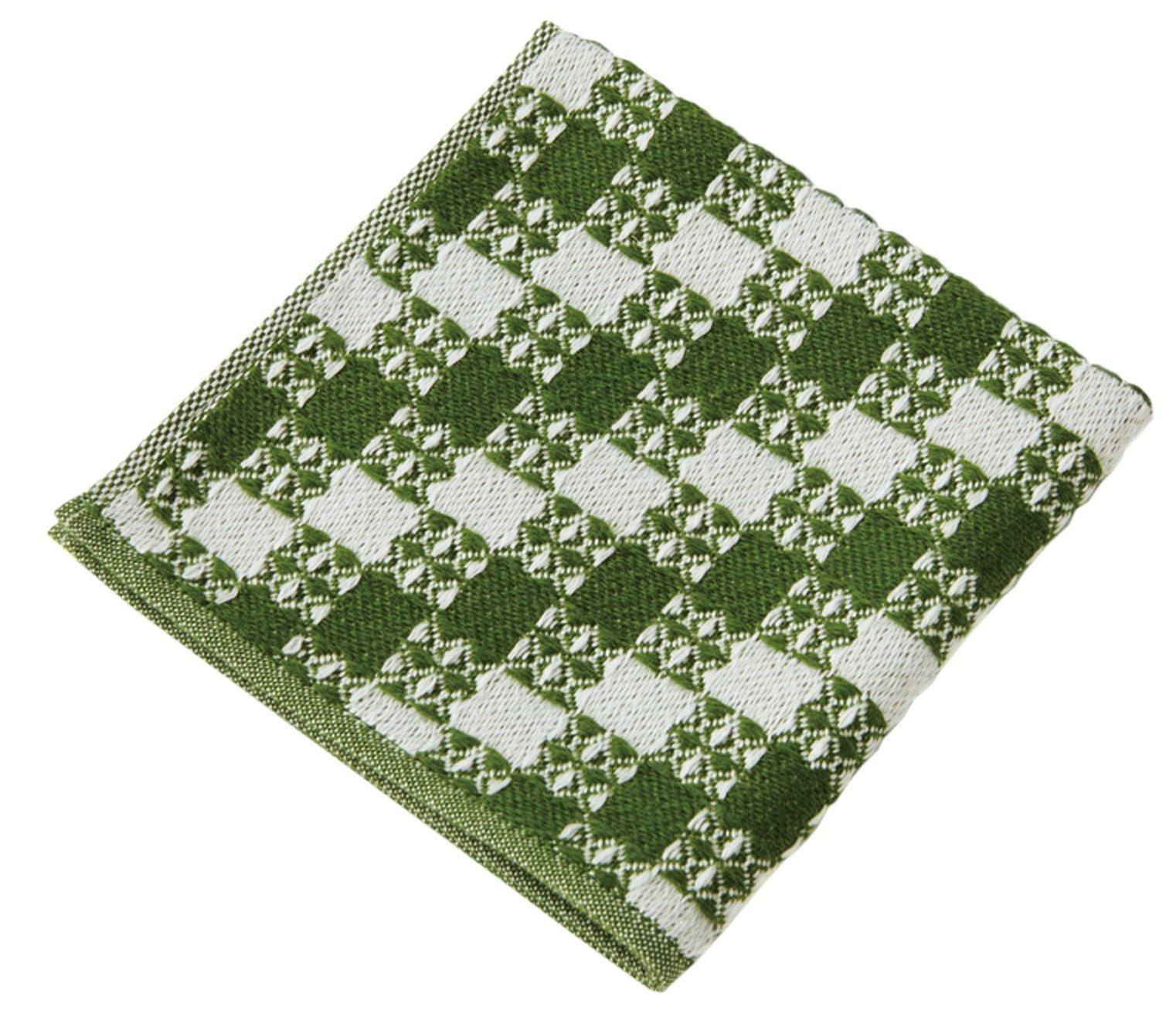 

Kusunokibashi Monori Handkerchief Suss Waffle 25 x Towel, Wataoto, Pattern, Green, Approx. 25cm, 1-65610-86-G зелёный