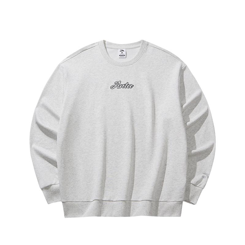 Anta Sweatshirt Unisex Gray Heather Gray 972618704-9