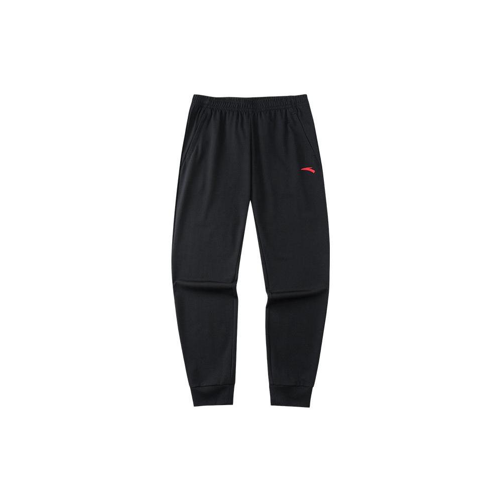 ANTA Casual Pants Men s Black Moderate Cuffed Pants 152227343-1 4XL