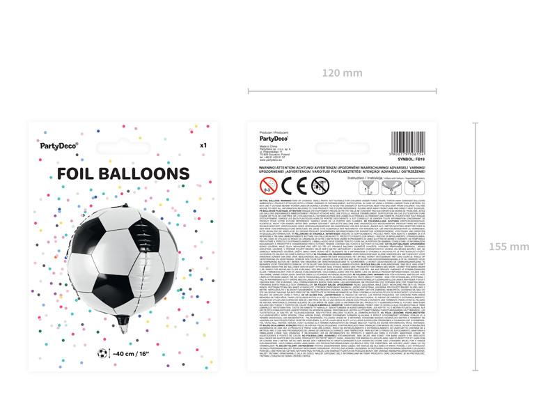 Balon Foliowy Piłka, 40Cm (1 Karton / 50 Szt.)